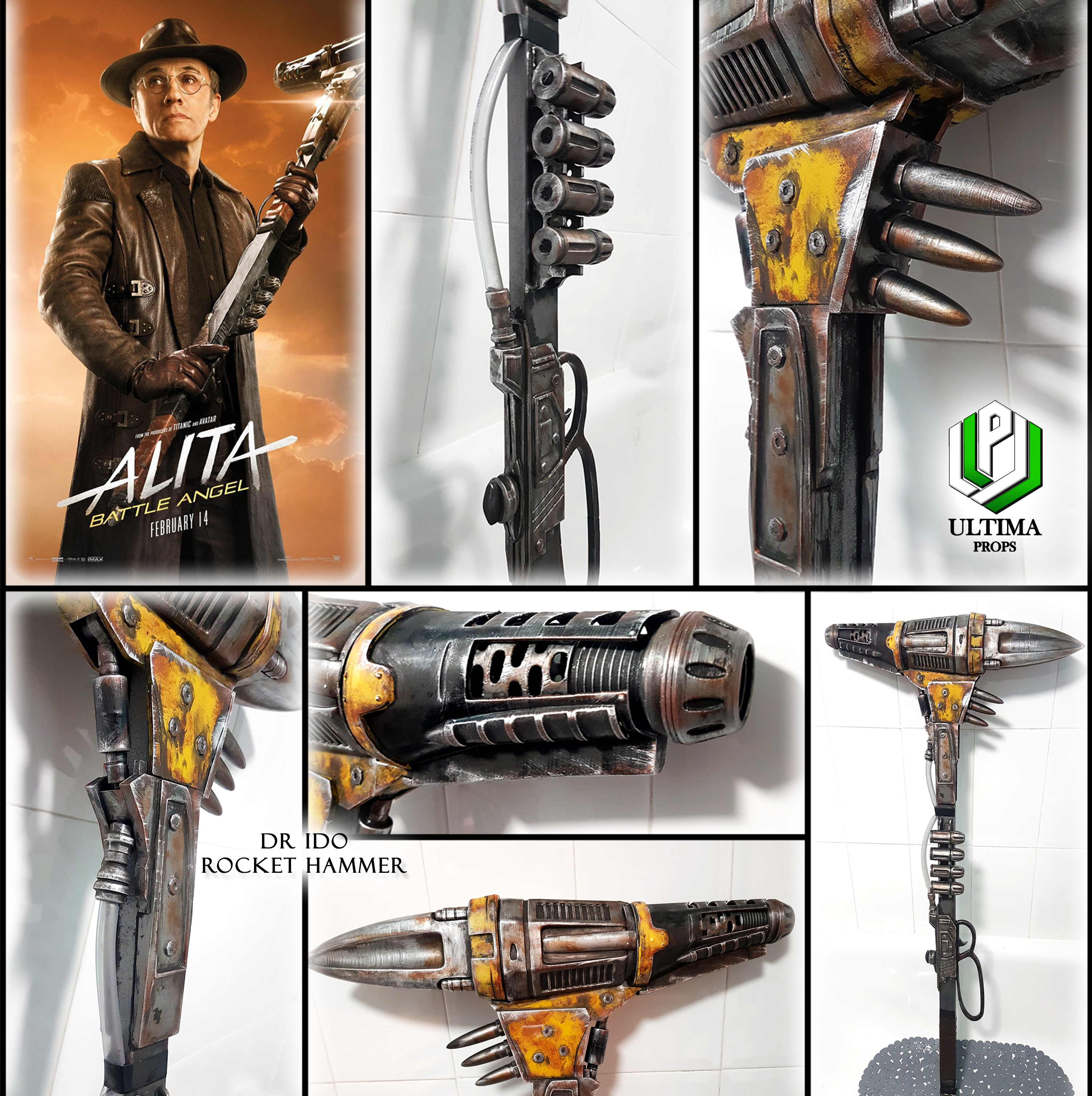 Dr Ido Rocket Hammer 3D Print Files Alita Battle Angel