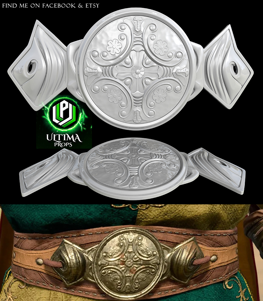 Baldur's Gate 3 Paladin Belt Armour