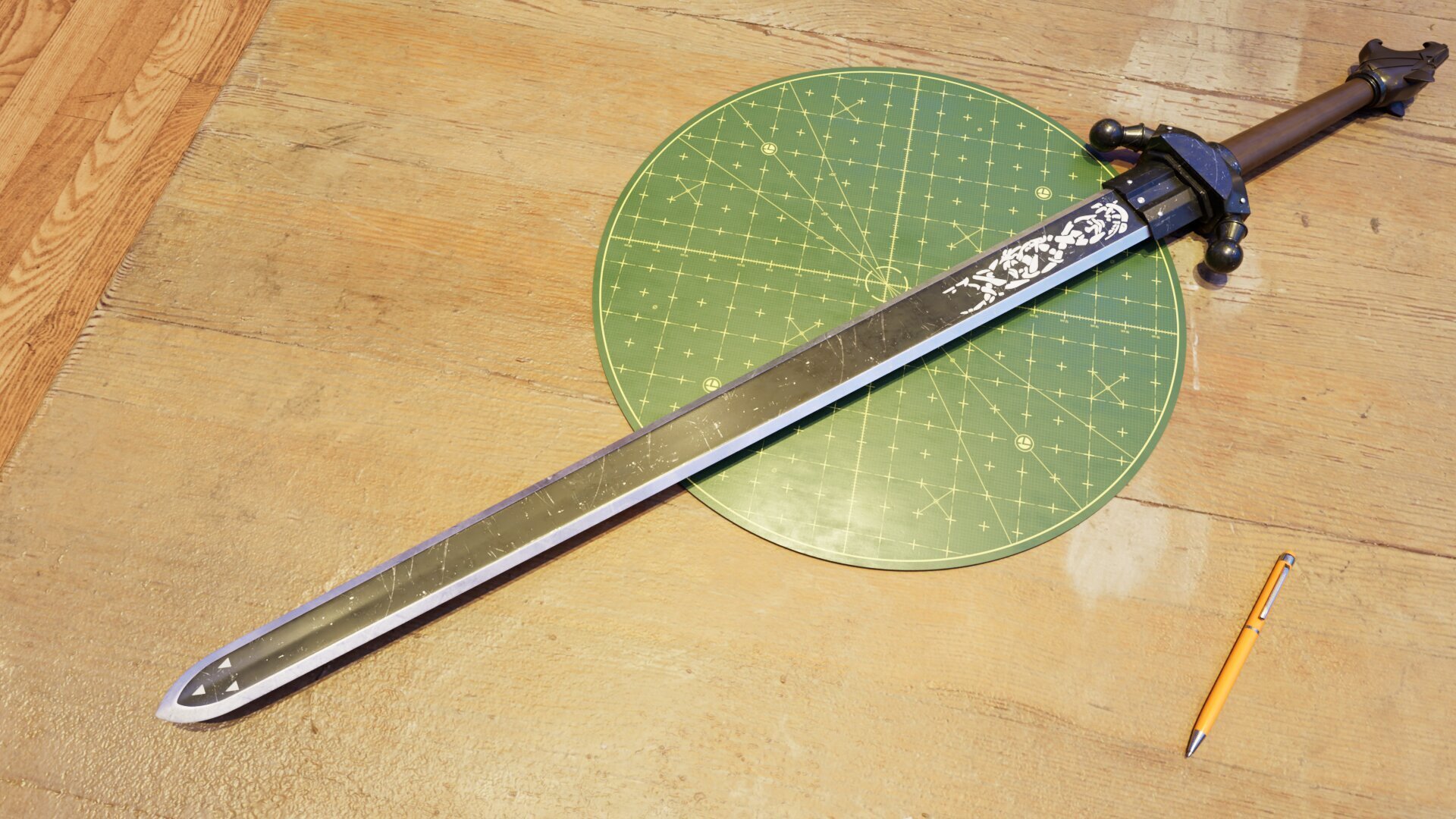 Sword of the Wolf – Crimson Desert Cosplay Sword STL (Full Size)