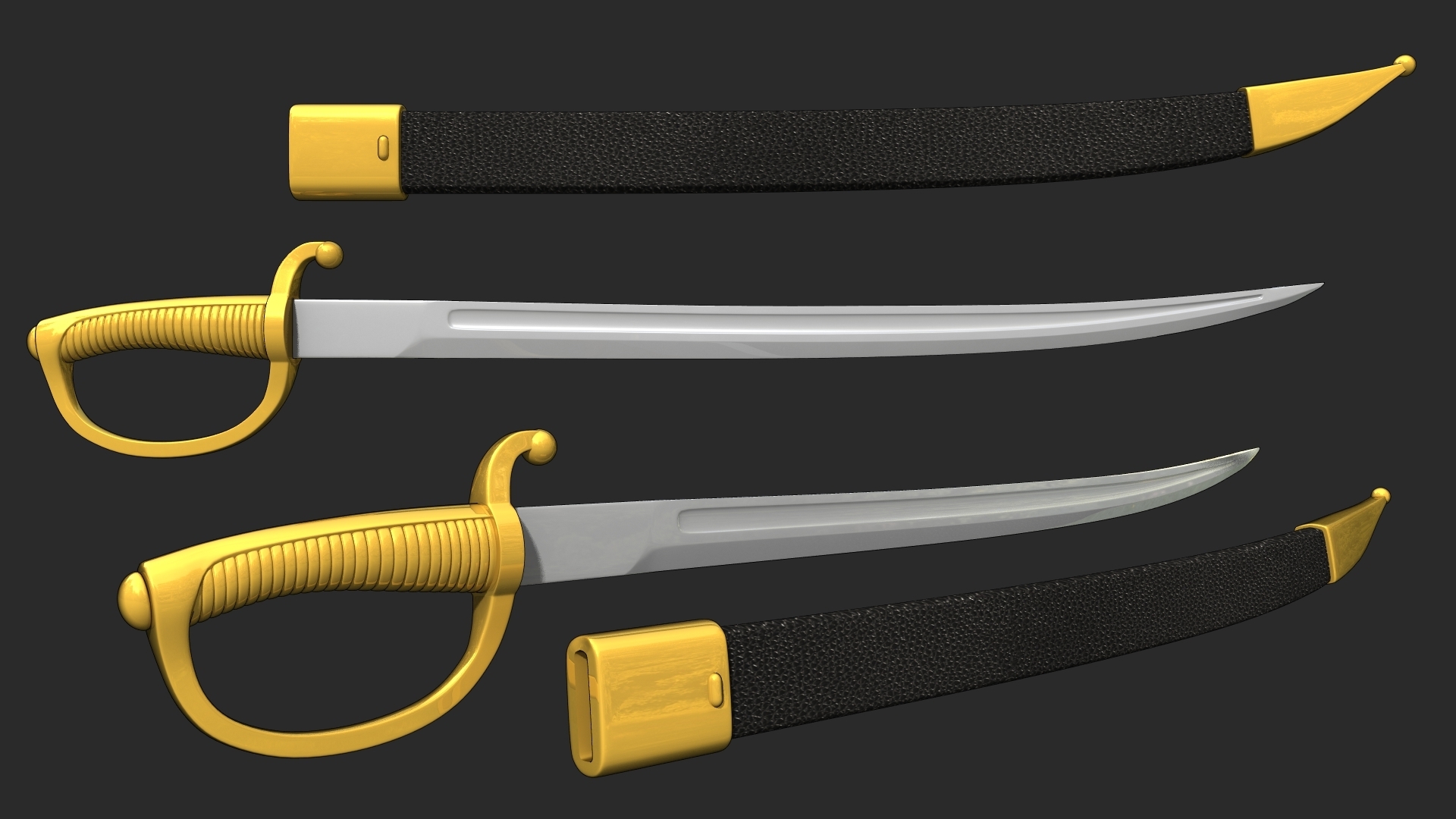 Izzy Hands Style Cutlass  Boarding Sword