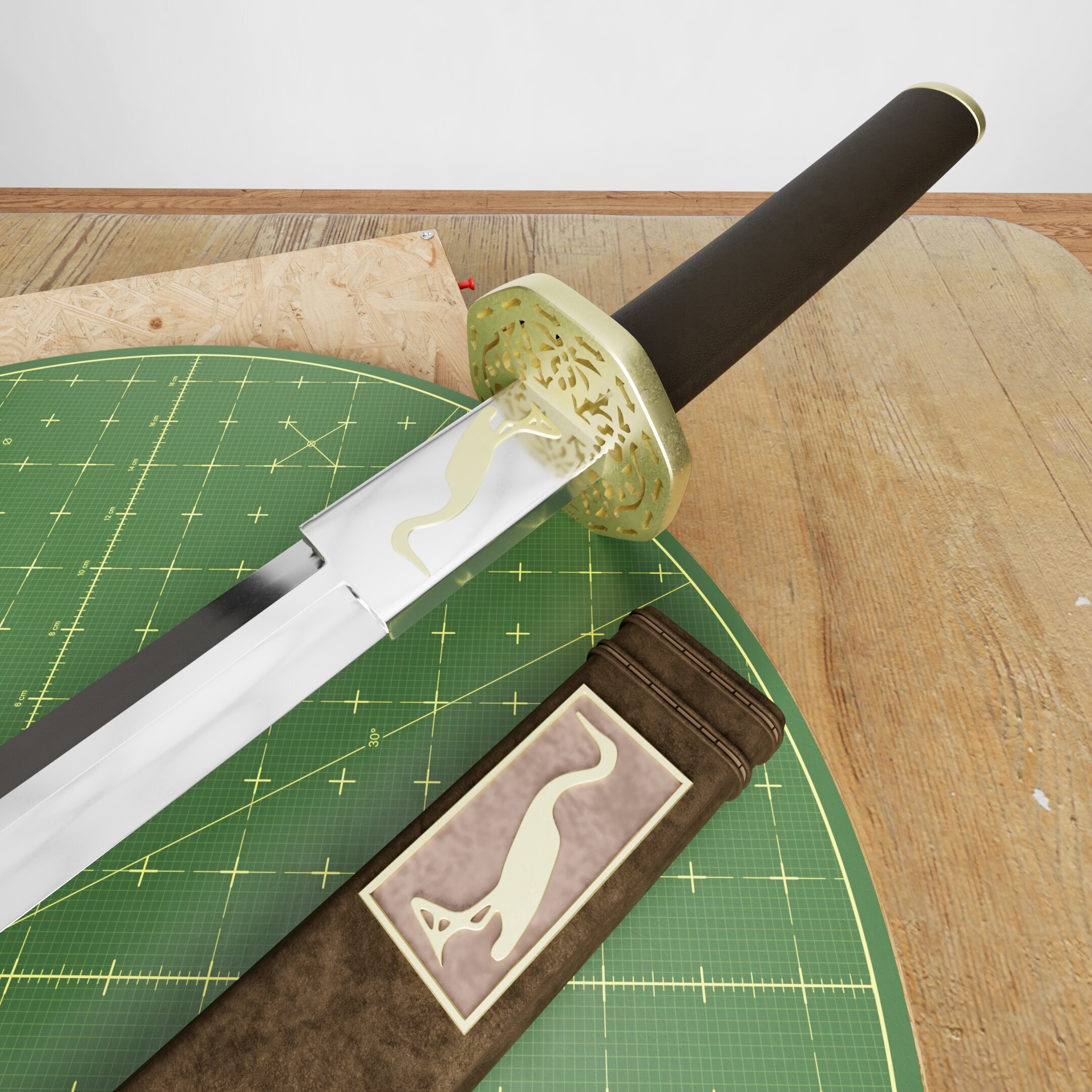 THE WHEEL OF TIME HERON MARK SWORD Katana