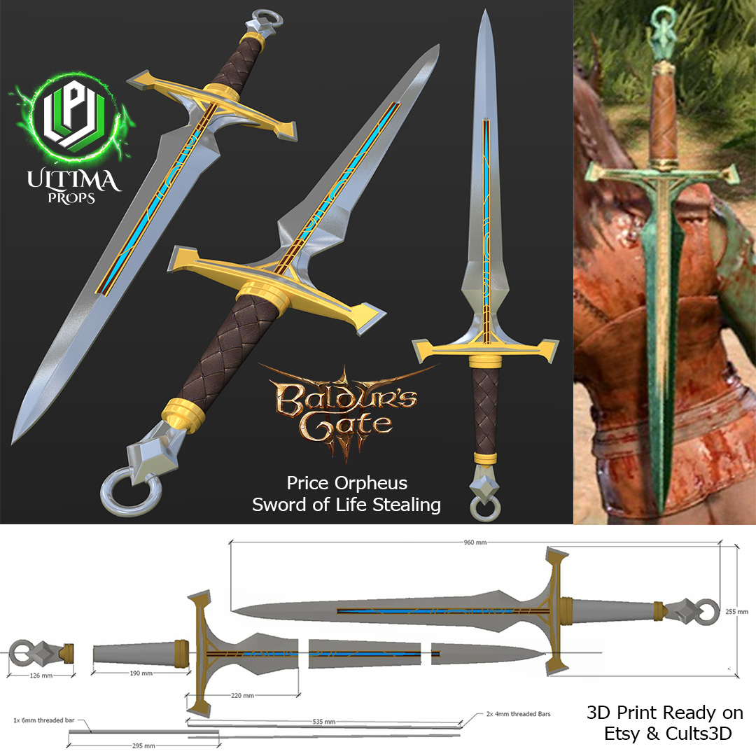 Sword of Life Stealing - Prince Orpheus Sword