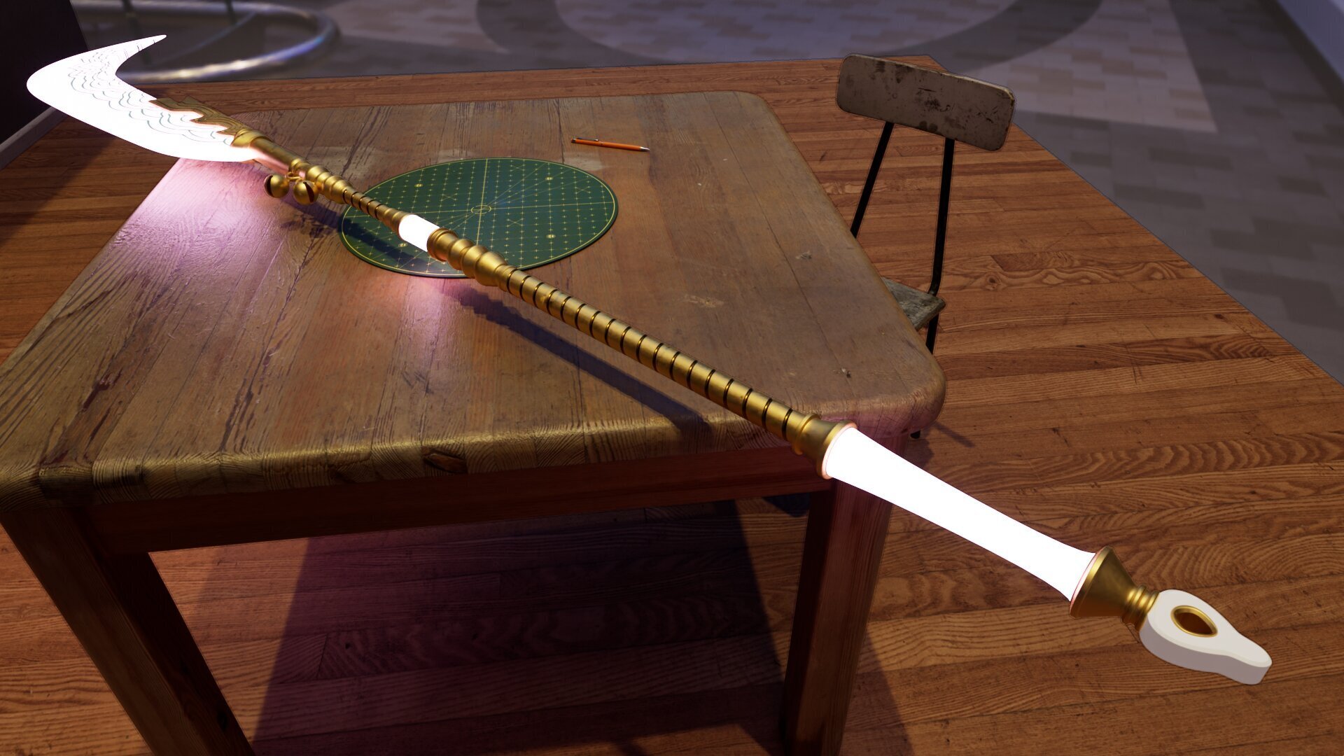 K-pop demon hunters Mira LED Glaive/Gok-Do READ WARNING